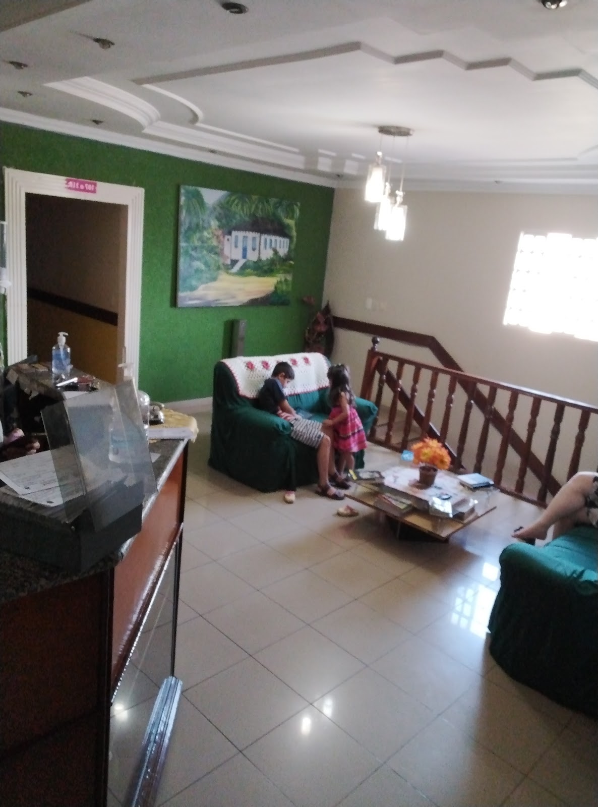 Recepção do Hotel Imperial em Santo Antônio do Descoberto